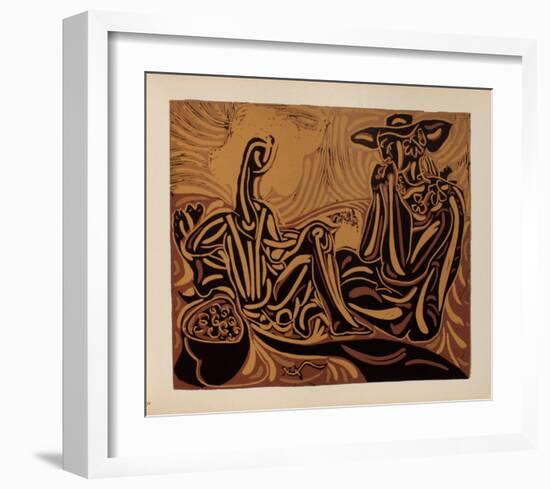 LC - Les vendangeurs-Pablo Picasso-Framed Premium Edition