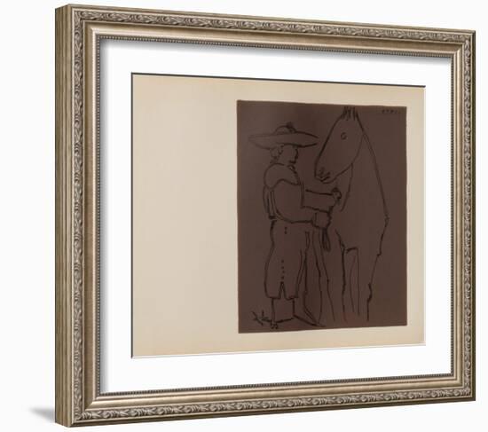 LC - Picador et cheval-Pablo Picasso-Framed Collectable Print