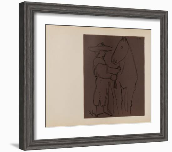 LC - Picador et cheval-Pablo Picasso-Framed Collectable Print