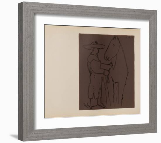 LC - Picador et cheval-Pablo Picasso-Framed Collectable Print