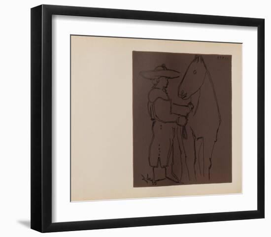 LC - Picador et cheval-Pablo Picasso-Framed Collectable Print