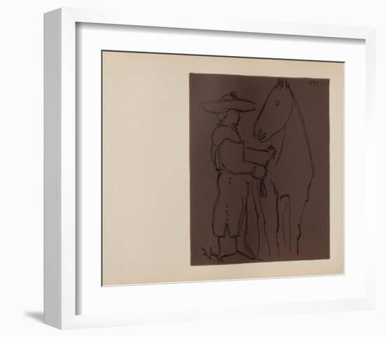 LC - Picador et cheval-Pablo Picasso-Framed Collectable Print