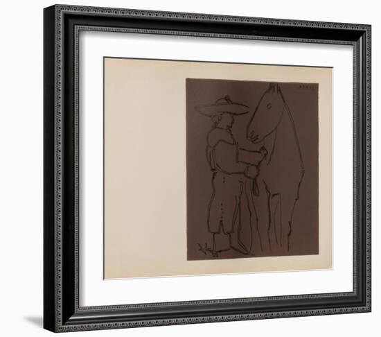 LC - Picador et cheval-Pablo Picasso-Framed Collectable Print