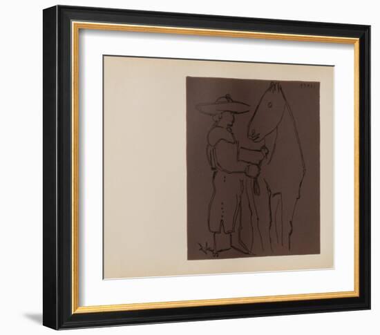 LC - Picador et cheval-Pablo Picasso-Framed Collectable Print