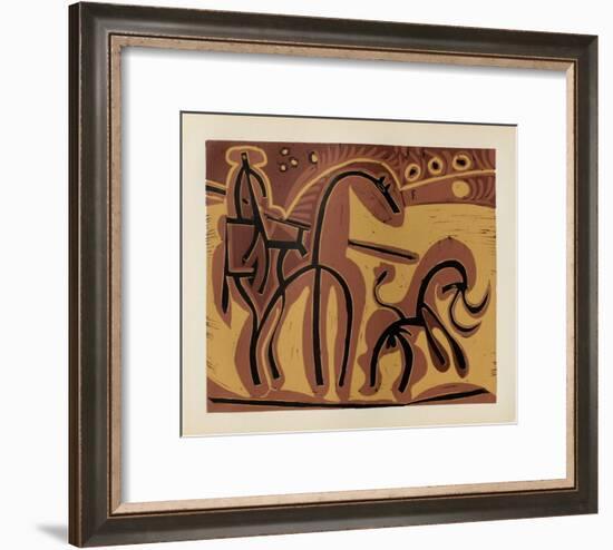 LC - Picador et taureau-Pablo Picasso-Framed Premium Edition