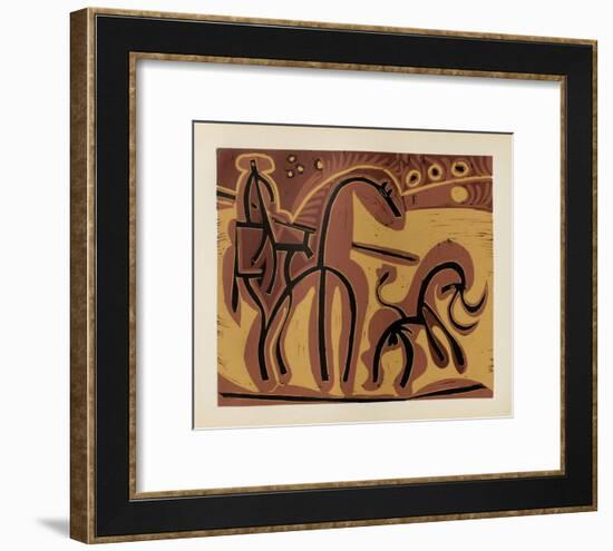 LC - Picador et taureau-Pablo Picasso-Framed Premium Edition