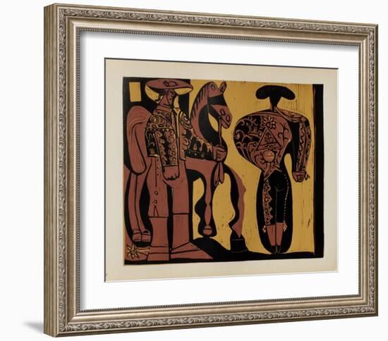 LC - Picador et torero-Pablo Picasso-Framed Premium Edition