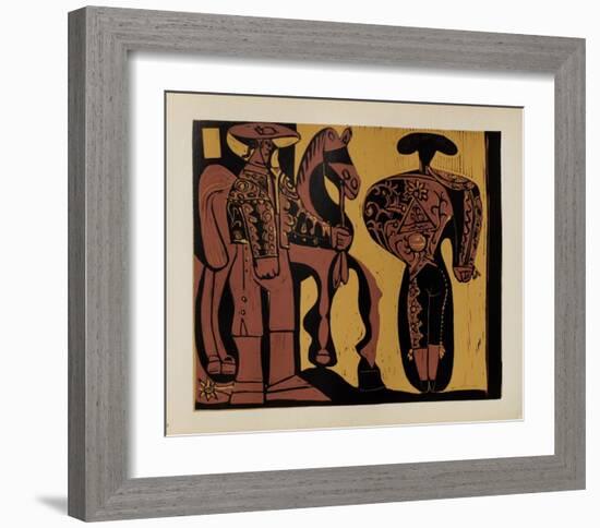 LC - Picador et torero-Pablo Picasso-Framed Premium Edition