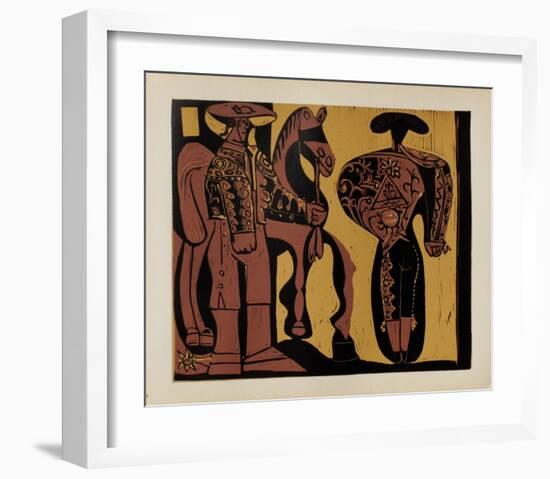 LC - Picador et torero-Pablo Picasso-Framed Premium Edition