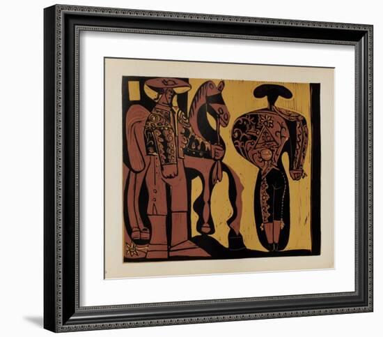 LC - Picador et torero-Pablo Picasso-Framed Premium Edition