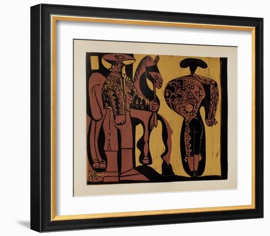 LC - Picador et torero-Pablo Picasso-Framed Premium Edition