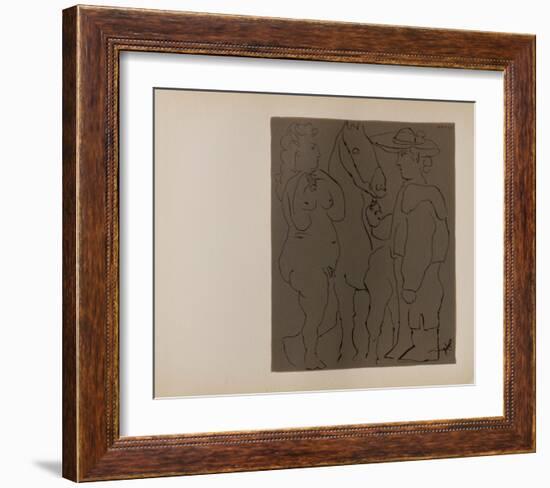 LC - Picador femme et cheval-Pablo Picasso-Framed Collectable Print