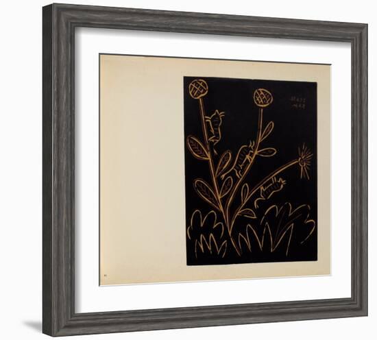 LC - Plante aux toritos-Pablo Picasso-Framed Premium Edition