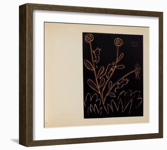 LC - Plante aux toritos-Pablo Picasso-Framed Premium Edition