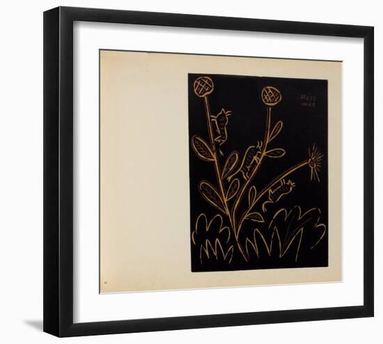 LC - Plante aux toritos-Pablo Picasso-Framed Premium Edition