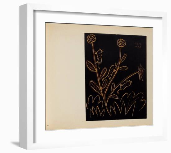 LC - Plante aux toritos-Pablo Picasso-Framed Premium Edition