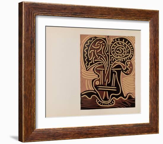 LC - Vase de fleurs-Pablo Picasso-Framed Collectable Print