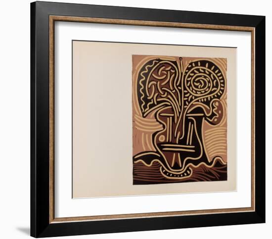 LC - Vase de fleurs-Pablo Picasso-Framed Collectable Print
