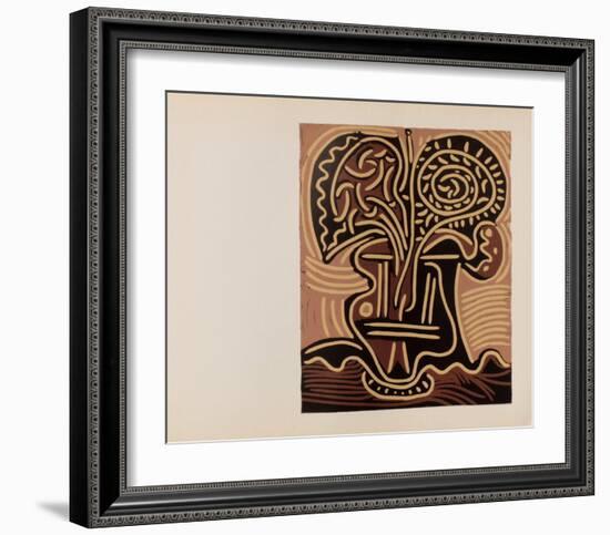 LC - Vase de fleurs-Pablo Picasso-Framed Collectable Print