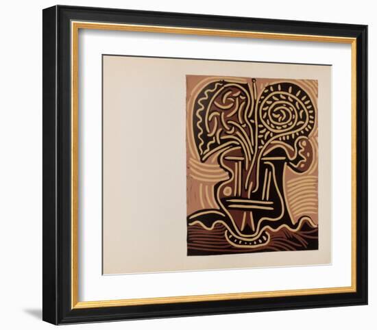 LC - Vase de fleurs-Pablo Picasso-Framed Collectable Print