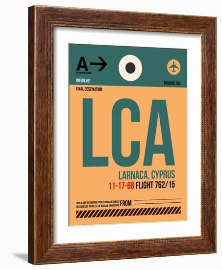 LCA Cyprus Luggage Tag I-NaxArt-Framed Art Print