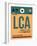 LCA Cyprus Luggage Tag I-NaxArt-Framed Art Print