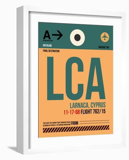 LCA Cyprus Luggage Tag I-NaxArt-Framed Art Print