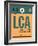 LCA Cyprus Luggage Tag I-NaxArt-Framed Art Print