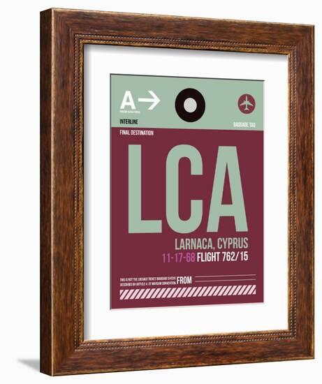 LCA Cyprus Luggage Tag II-NaxArt-Framed Premium Giclee Print