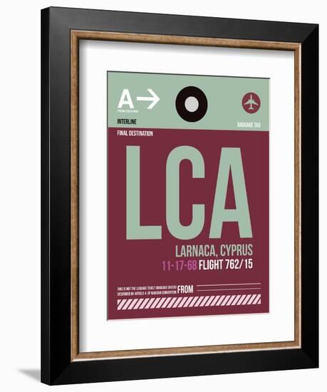 LCA Cyprus Luggage Tag II-NaxArt-Framed Premium Giclee Print