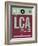 LCA Cyprus Luggage Tag II-NaxArt-Framed Art Print