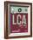 LCA Cyprus Luggage Tag II-NaxArt-Framed Art Print