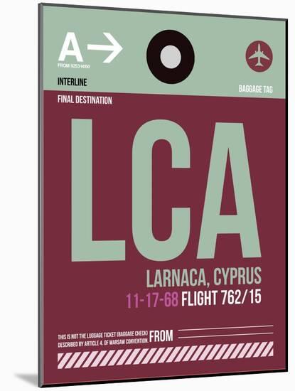 LCA Cyprus Luggage Tag II-NaxArt-Mounted Art Print