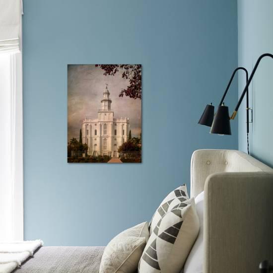Lds St George Temple Photo Ramona Murdock Art Com