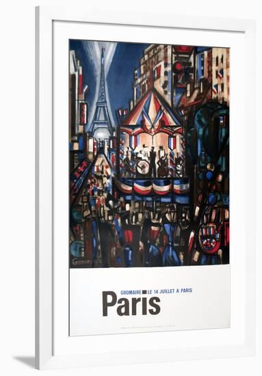 Le 14 Juillet a Paris-Marcel Gromaire-Framed Collectable Print