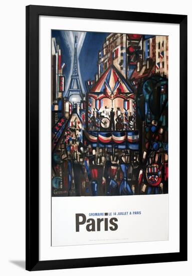 Le 14 Juillet a Paris-Marcel Gromaire-Framed Collectable Print