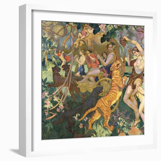 Le Bacchanale du Tigre Royal-Maurice Denis-Framed Giclee Print