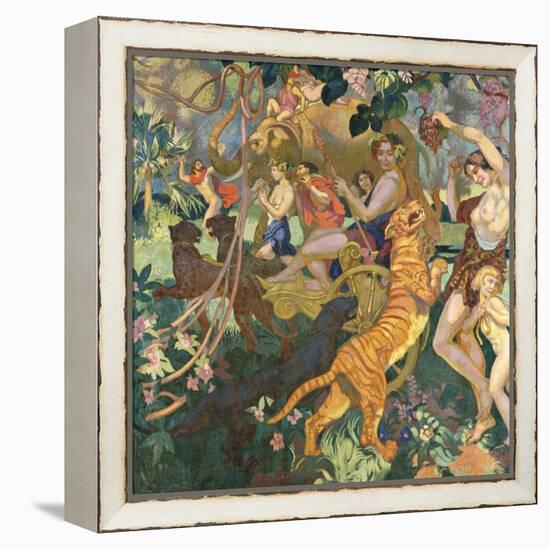 Le Bacchanale du Tigre Royal-Maurice Denis-Framed Premier Image Canvas