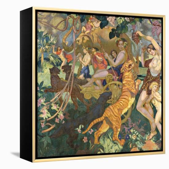 Le Bacchanale du Tigre Royal-Maurice Denis-Framed Premier Image Canvas