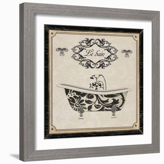 Le Bain - Black and Cream-Piper Ballantyne-Framed Art Print