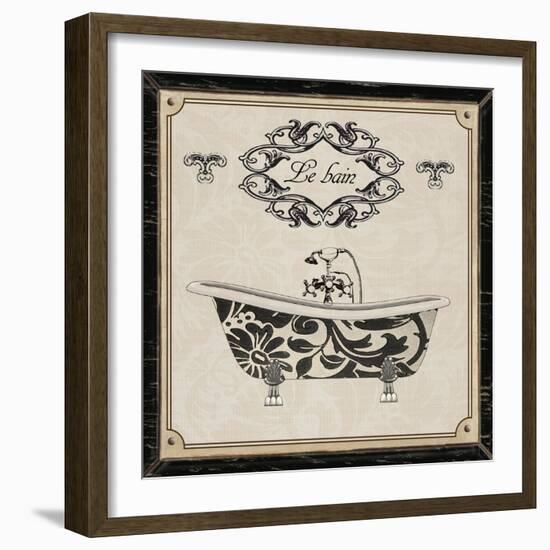 Le Bain - Black and Cream-Piper Ballantyne-Framed Art Print