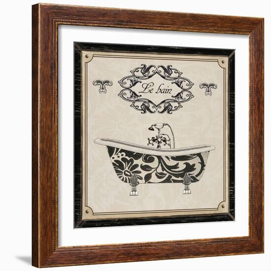 Le Bain - Black and Cream-Piper Ballantyne-Framed Art Print