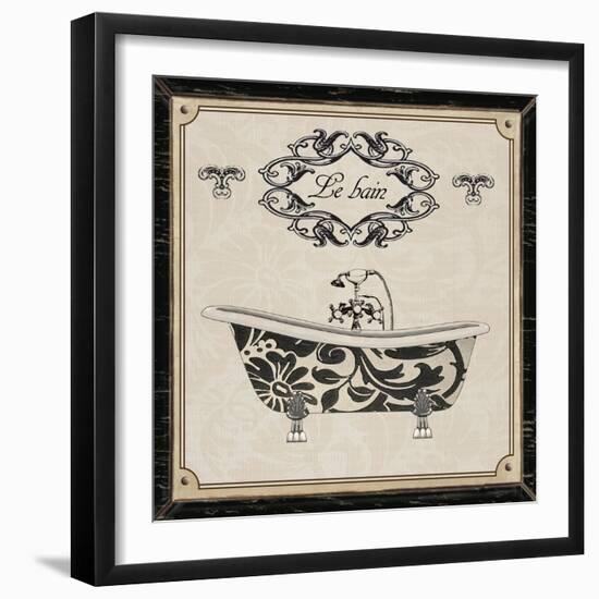 Le Bain - Black and Cream-Piper Ballantyne-Framed Art Print