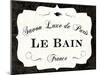 Le Bain Luxe II-Sue Schlabach-Mounted Art Print