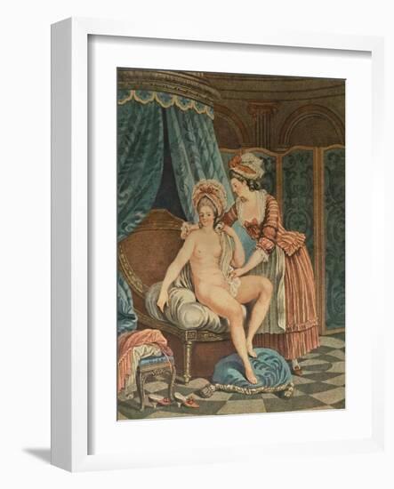 'Le Bain', (The Bath), c1765-1790, (1913)-Louis Marin Bonnet-Framed Giclee Print