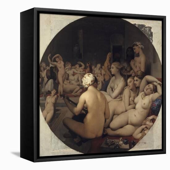 Le Bain turc-Jean-Auguste-Dominique Ingres-Framed Premier Image Canvas