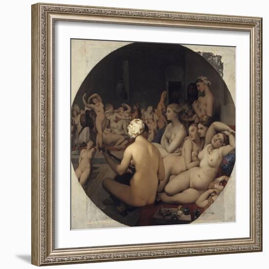 Le Bain turc-Jean-Auguste-Dominique Ingres-Framed Giclee Print