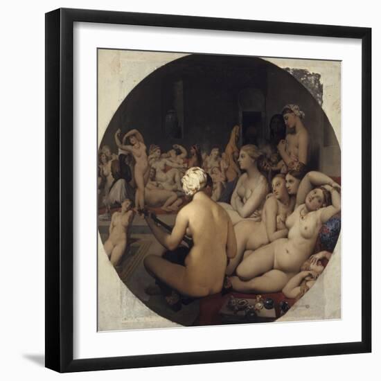 Le Bain turc-Jean-Auguste-Dominique Ingres-Framed Giclee Print