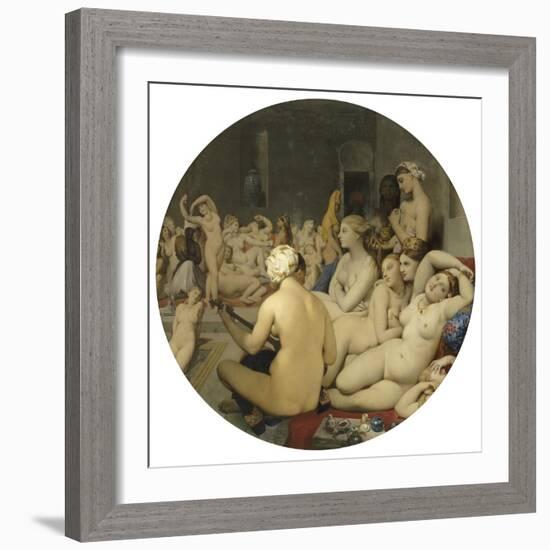 Le Bain turc-Jean-Auguste-Dominique Ingres-Framed Giclee Print