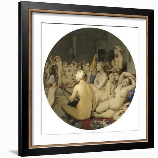 Le Bain turc-Jean-Auguste-Dominique Ingres-Framed Giclee Print